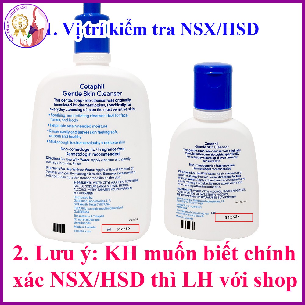 Sữa Rửa Mặt Dịu Nhẹ CETAPHIL Phù Hợp Cho Mọi Loại Da