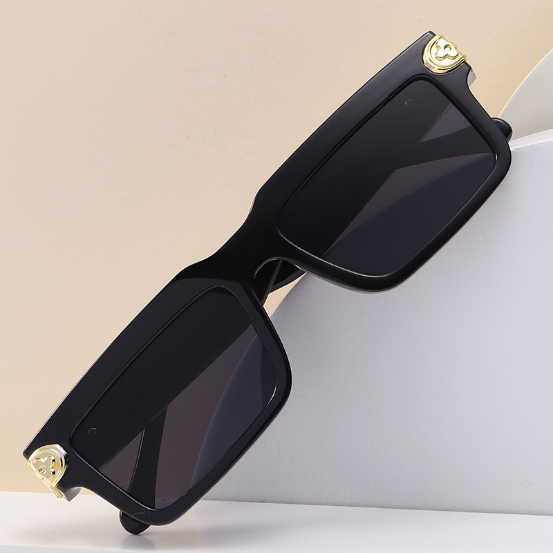 Kính Mát Gọng Vuông Thiết Kế Đơn Giản Thời Trang Theo Phong Cách Phương Tây Cho Nữ