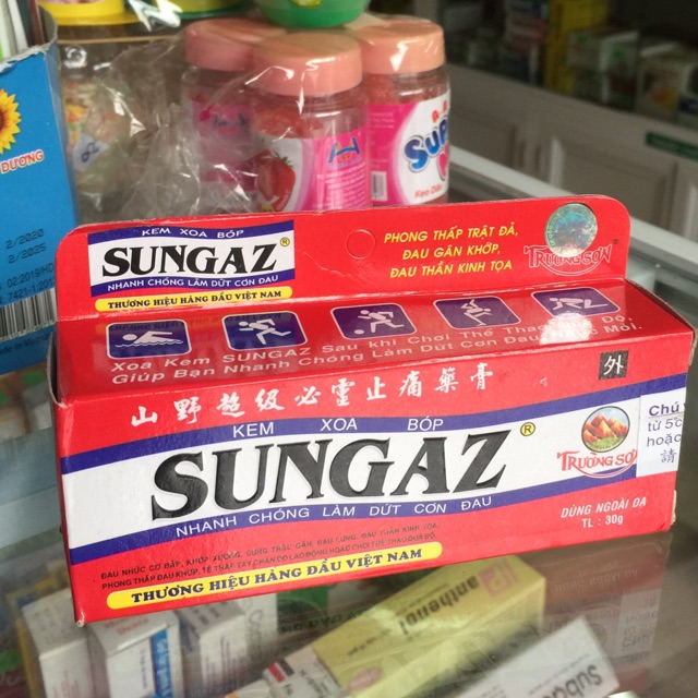 Gel xoa Sungaz tub 30g