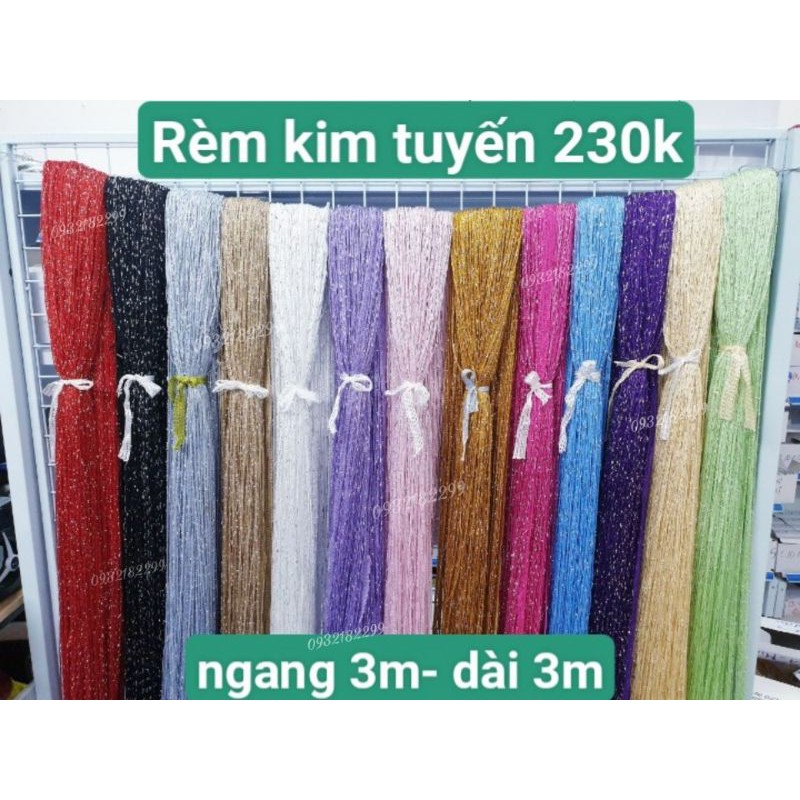 Rèm Kim Tuyến Trang Trí- Spa - Nail - Mi vv