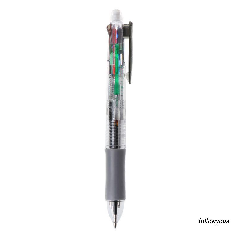 Bút Bi Nhiều Màu 5 Trong 1 Ngòi 0.7mm Có Nắp Đậy Màu Xanh Dương / Xanh Dương / Đỏ / Xanh Lá / Xanh Lá / Đen