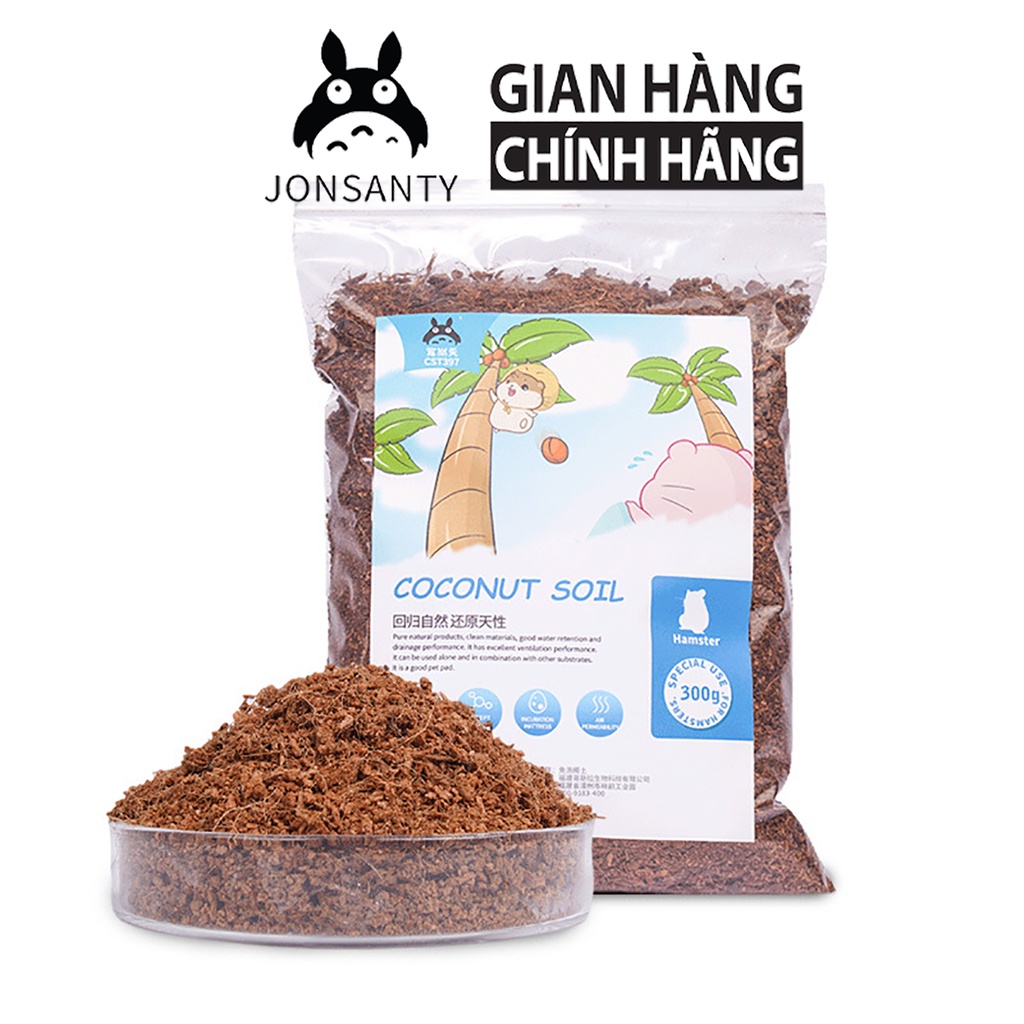 Mùn dừa lót chuồng bò sát, chuột hamster, rắn, rùa, nhím, riêu lót ổ thú cưng nhỏ, gỗ thông lót chuồng hãng JONSANTY