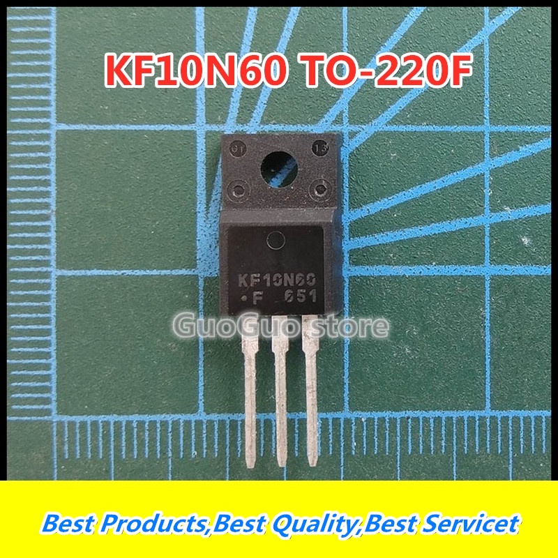 10N60 10 chiếc KF10N60 TO-220F TO220F 10A / 600V N-kênh MOSFET bóng bán dẫn Mới pxa