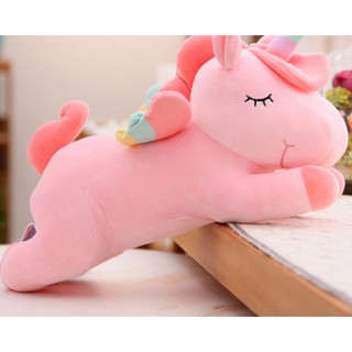 Gấu Bông Ngựa Pony Một Sừng - Kỳ Lân Unicorn màu hồng