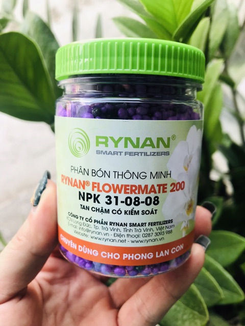 Combo sản phẩm bộ 5 Phân bón thông minh RYNAN chuyên dùng cho Hoa Lan và cây cảnh