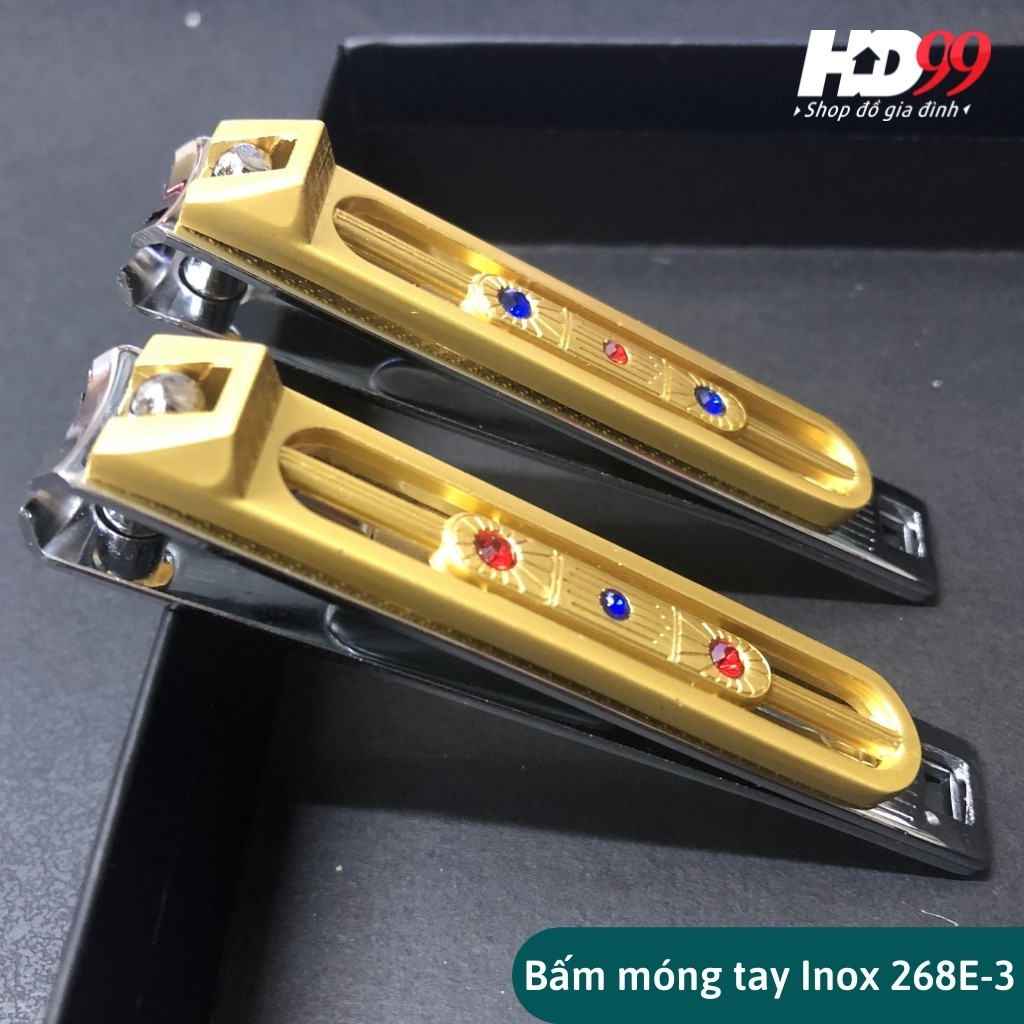 Bấm Móng Tay Móng Chân 268E-3 Hàng Chất Lượng Cao Từ Thép Chuyên Dụng Kiểu Dáng Phù Hợp Bàn Tay người Việt Nam