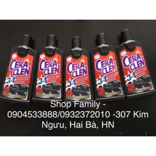 NƯỚC VỆ SINH BẾP TỪ - BẾP ĐIỆN - CERA CLEN 3 IN 1 - HÀNG XÁCH TAY ĐỨC