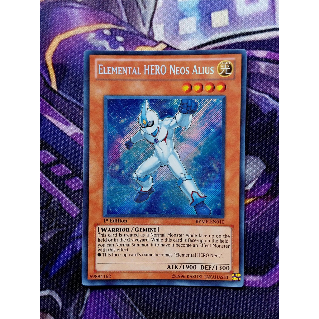 Thẻ Bài Yugioh Mint90 Monster Elemental Hero Neos Alius - Secret Rare