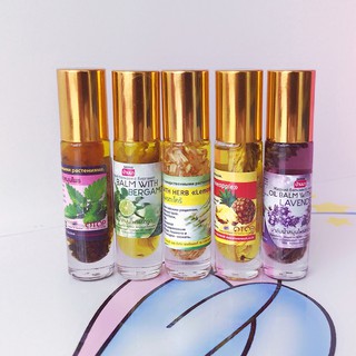 [HOT] Combo 12 Chai Dầu Lăn Thảo Dược Bạc Hà - Chanh - Sả - Lavender Thái Lan 8ml