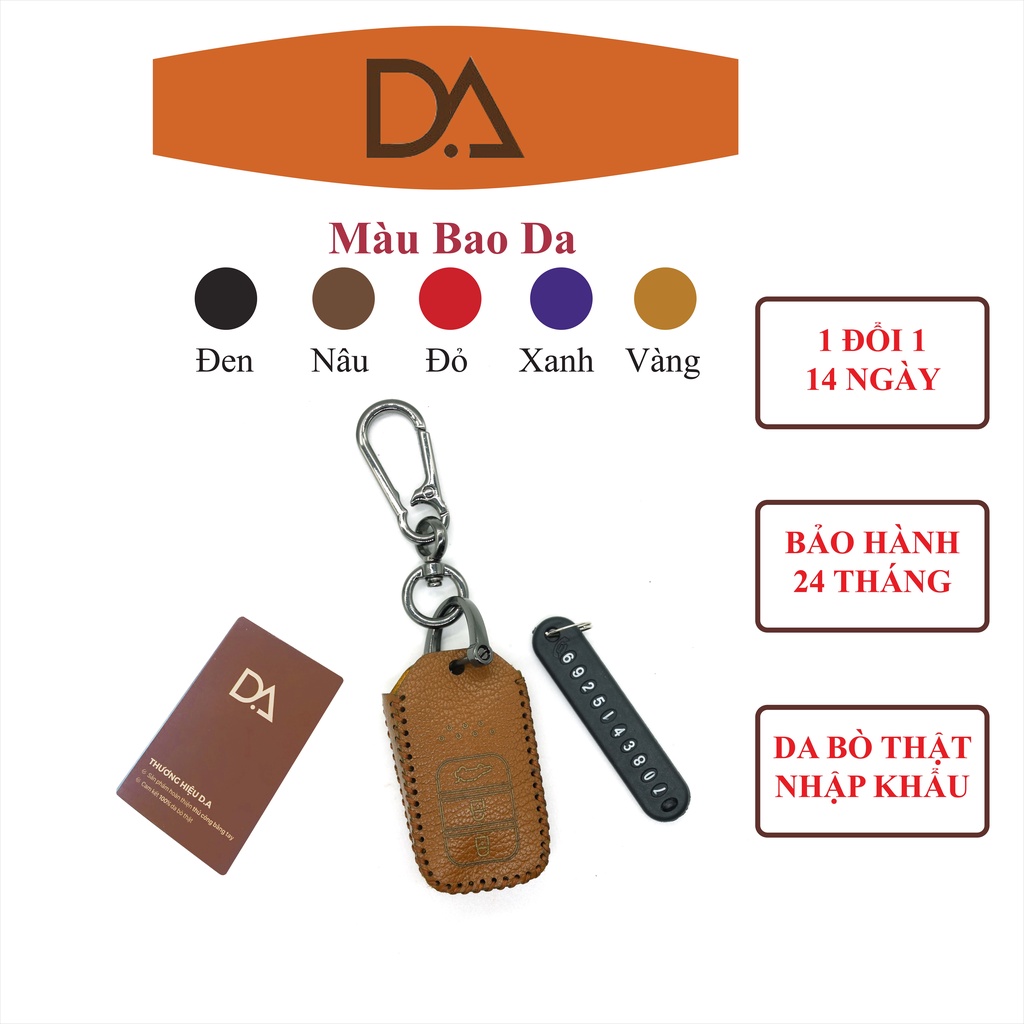 Bao Da Chìa Khóa Honda City, Honda CRV Da Bò Thật