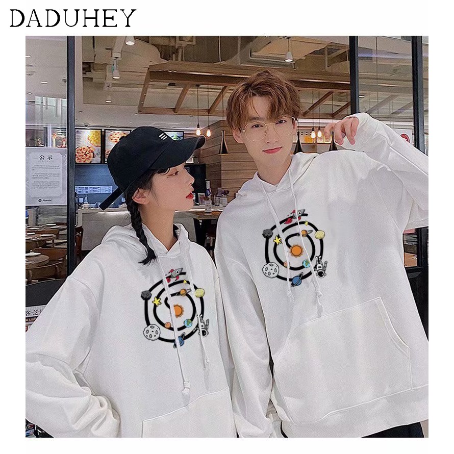 Áo hoodie Daduhey dài tay phong cách trẻ trung cá tính dành cho nữ
