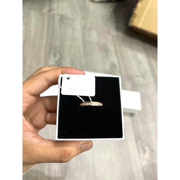 Nhẫn đôi, nhẫn cặp nam nữ Calvin Klein sang trọng