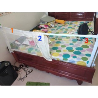 Free ship vải, thanh lẻ thanh chắn giường cao 90cm mẫu trượt - ảnh sản phẩm 7