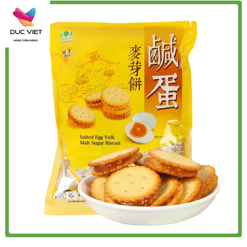 Bánh trứng muối Đài Loan 500g MIT