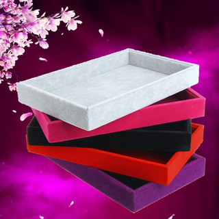 Khay đựng trang sức nhiều ngăn bằng nhung