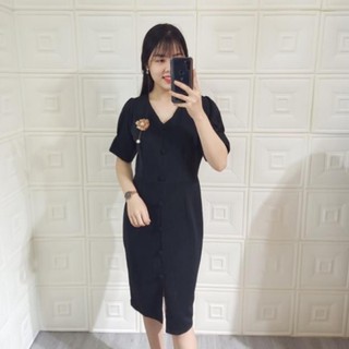  Váy body hoa cài big size 55 -90kg 