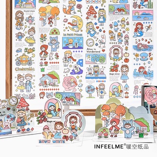 Sticker miếng dán phong cách cổ tích