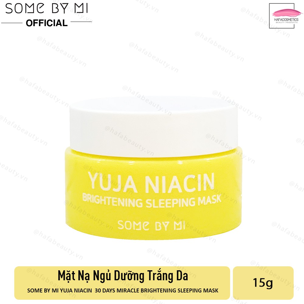 Mặt Nạ Ngủ Dưỡng Trắng Da Some By Mi Yuja Niacin 30 Days Miracle Brightening Sleeping Mask _ Some By Mi Chính Hãng