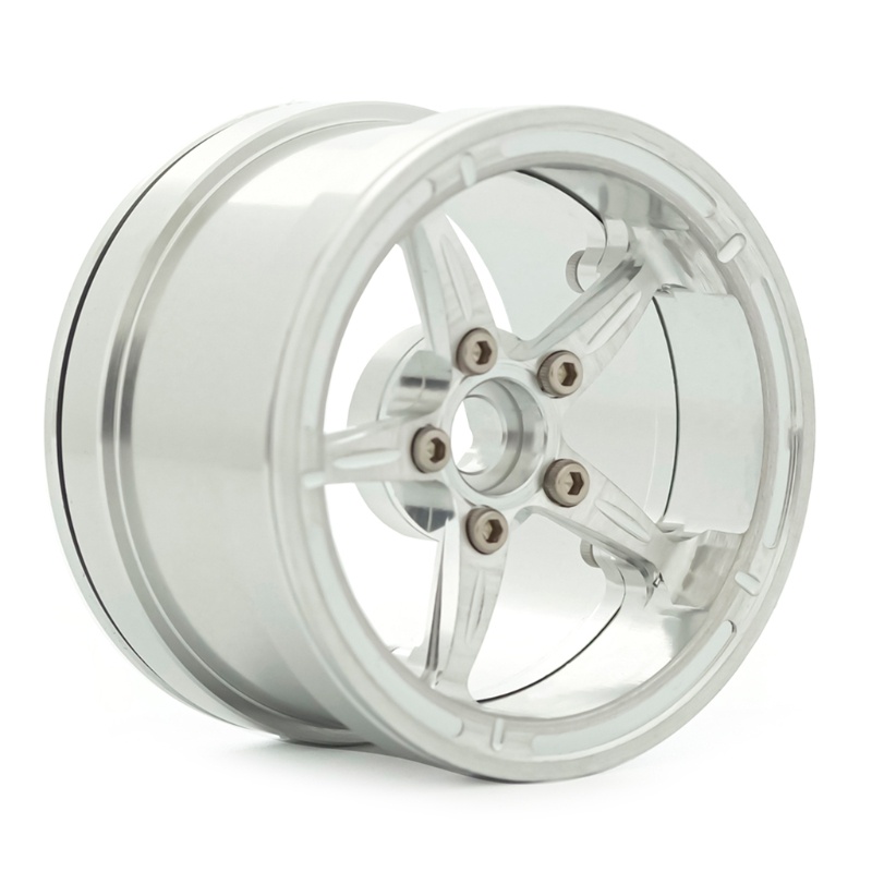 Set 2 Bánh Xe Kim Loại Màu Đen Cho Xe Điều Khiển Từ Xa Axial SCX10 | BigBuy360 - bigbuy360.vn