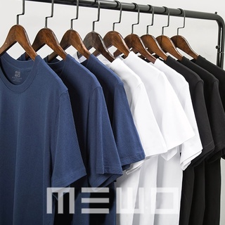 Áo thun mewo cotton cao cấp màu trơn