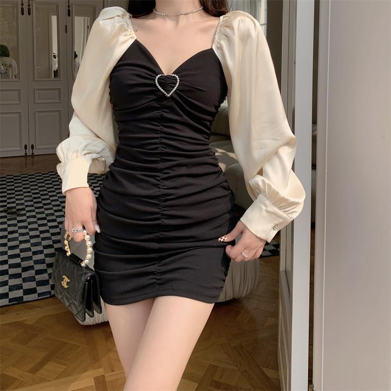 Đầm kiểu dáng thời trang kiểu mùa đông nước Pháp phong cách cổ điển quyến rũ dành cho phái nữ