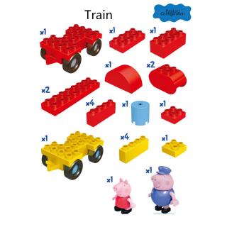 Bộ Đồ Chơi Xếp Hình Heo Peppa Cho Bé