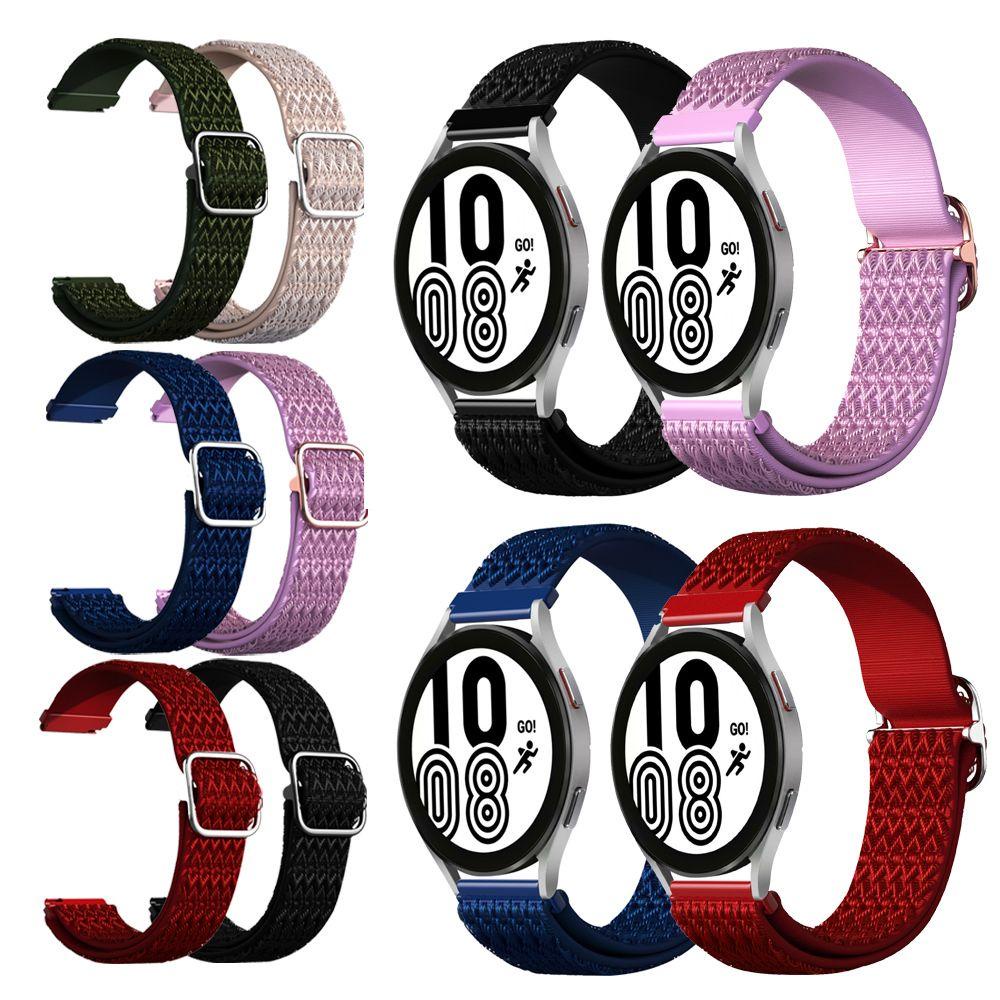 BTLIMER Dây Nylon Thoáng Khí Thay Thế Cho Đồng Hồ Thông Minh Samsung Galaxy Watch 4 Classic 42mm 46mm 40mm 44mm