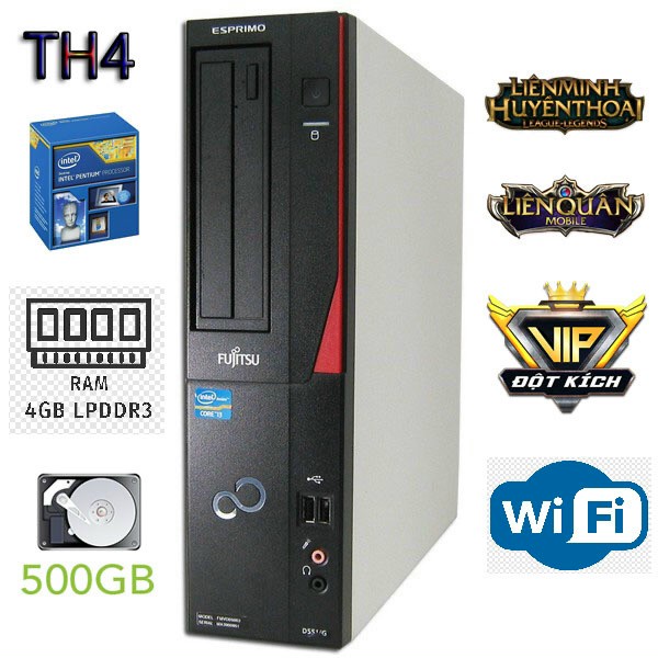 Thùng cpu Fujisu gen 4 cực mạnh