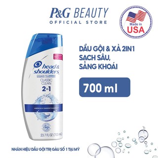 [Mã PG2112B giảm 8% đơn 199K] Dầu gội & xả 2IN1 Head & shouder Female shampoo & Conditioner 2IN1 Classic Clean (700ml)