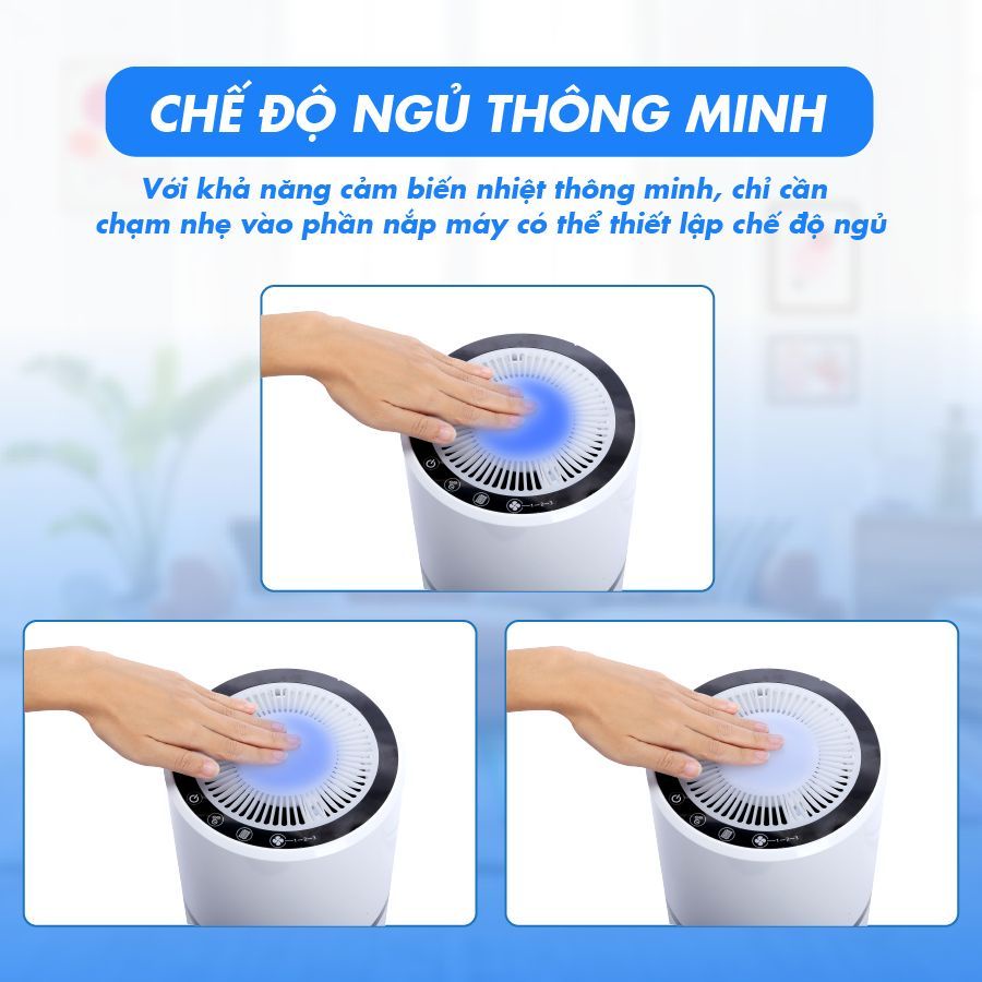 Máy lọc không khí Rozabi Compact 6011 thương hiệu Mỹ, bảo hành 12 tháng toàn quốc