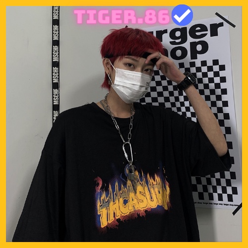 Áo thun tay lỡ form rộng unisex Tiger.86 AFR257