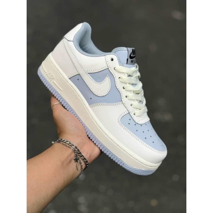 Giày Thể Thao Nam Nữ Xanh Trắng Thời Trang Hàng Đẹp Cao Cấp full box bill