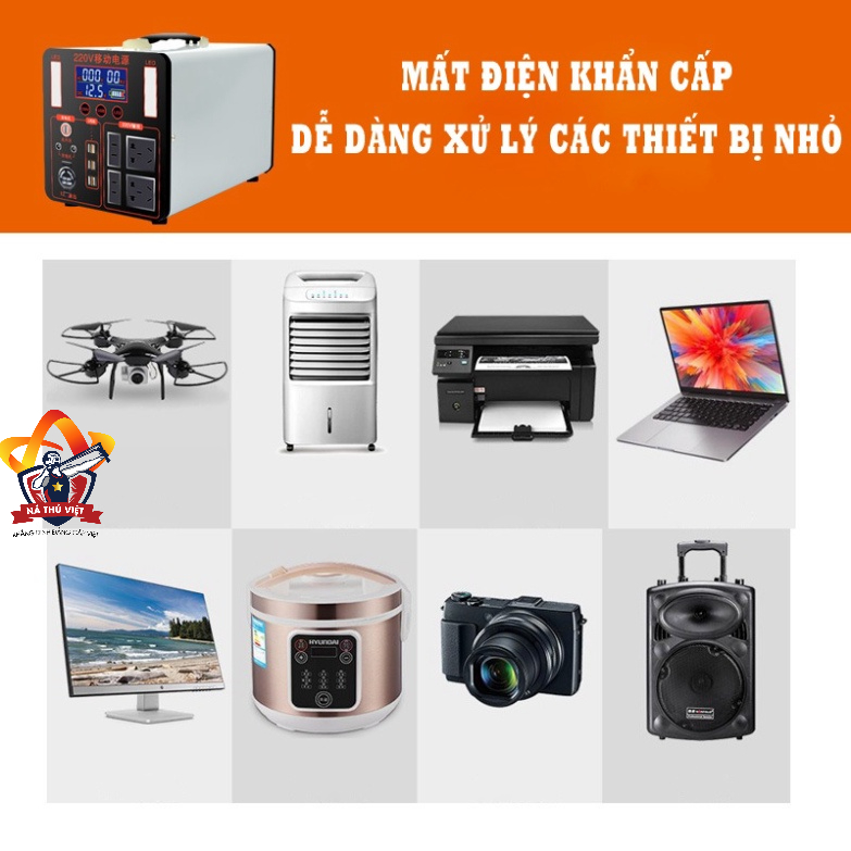 Trạm sạc dự phòng di động - nguồn điện di động du lịch dã ngoại 200.000-500.000 mAh sạc nhanh- nguồn ra 220V-DCP17