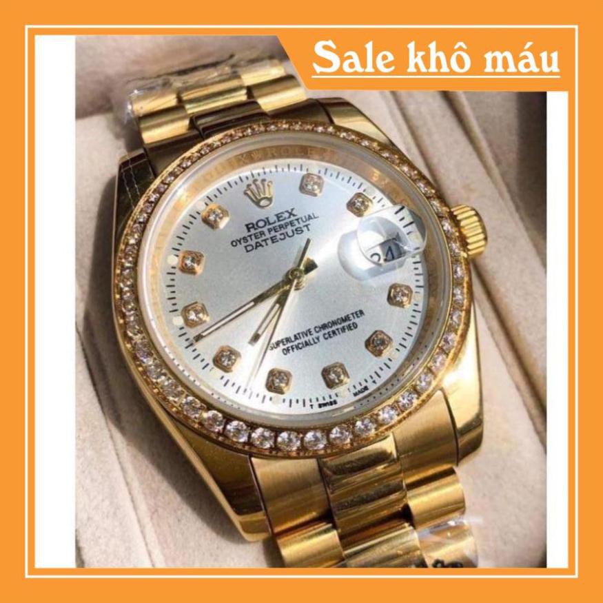 (Rolex) Đồng hồ nam rolex full màu, không gỉ, chống nước, bảo hành 12 tháng