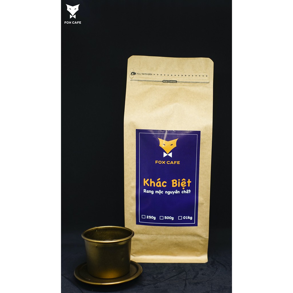 Cà phê nguyên chất Arabica 1kg - FOX CAFE - Khác Biệt