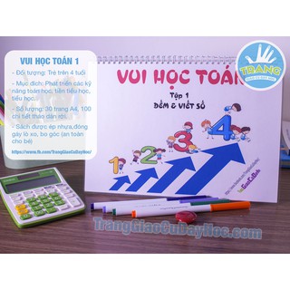 Vui Học Toán – Tập 1 (Đếm và Viết số) – TrangGiaoCuDayHoc