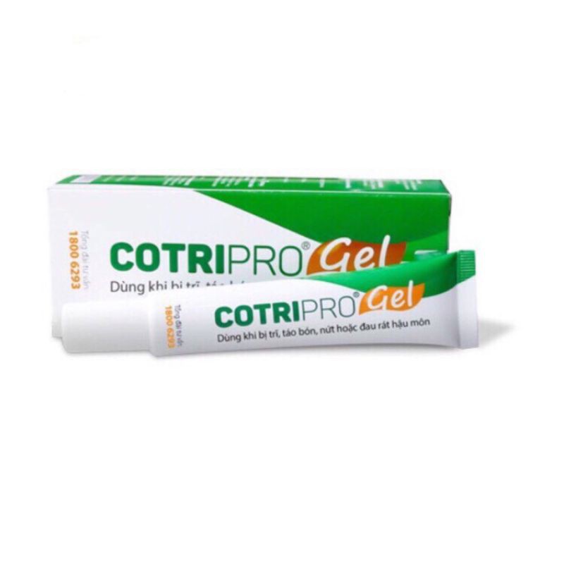 [Chính Hãng + Quà Tặng] COTRIPRO gel 10g kem bôi trĩ