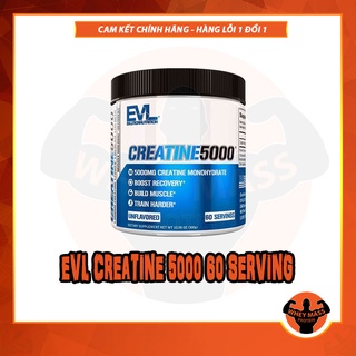 Thực Phẩm Bổ Sung EVL CREATINE 5000 300gr 60 lần dùng Giúp Tăng Sức Mạnh Cơ Bắp Và Pump Cơ