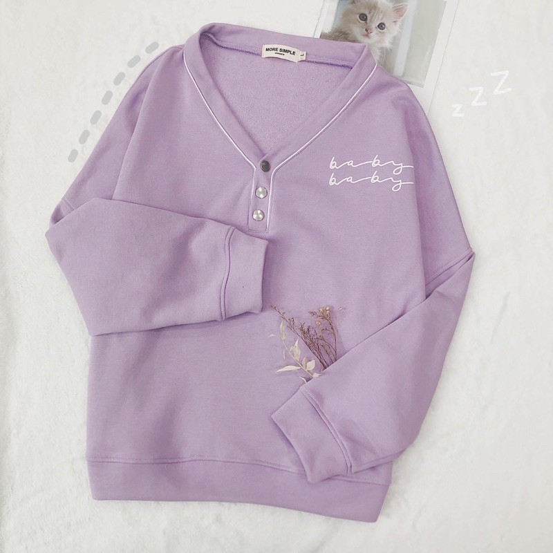 Áo Sweater Baby Jem Closet Unisex ( Hình thật 100% )