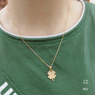 Vòng Cổ Cỏ Bốn Lá - Vàng10k