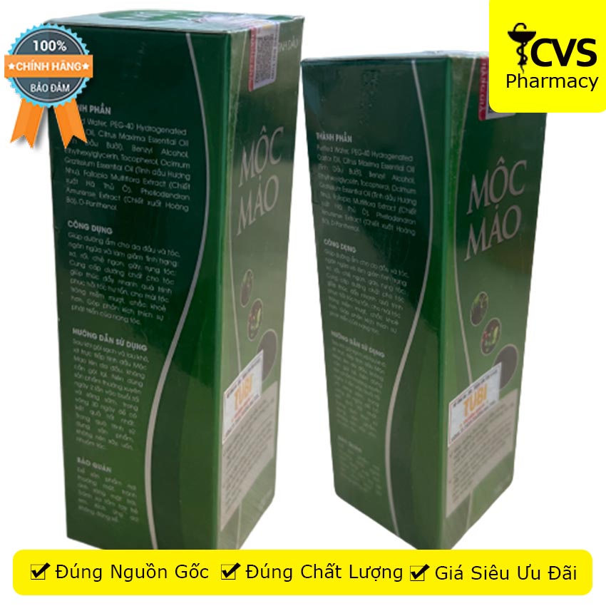Tinh Dầu Mộc Mao 100ml , giúp tóc hư tổn phục hồi nhanh chóng , Cvspharmacy