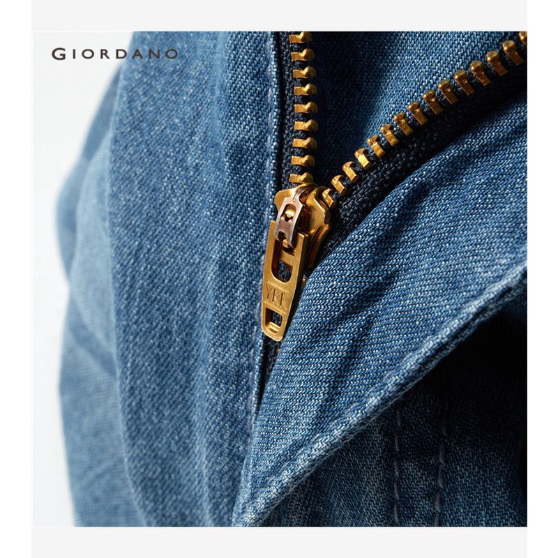 Quần jean dài GIORDANO 13111011 100% cotton thiết kế tinh tế thời trang cho nam