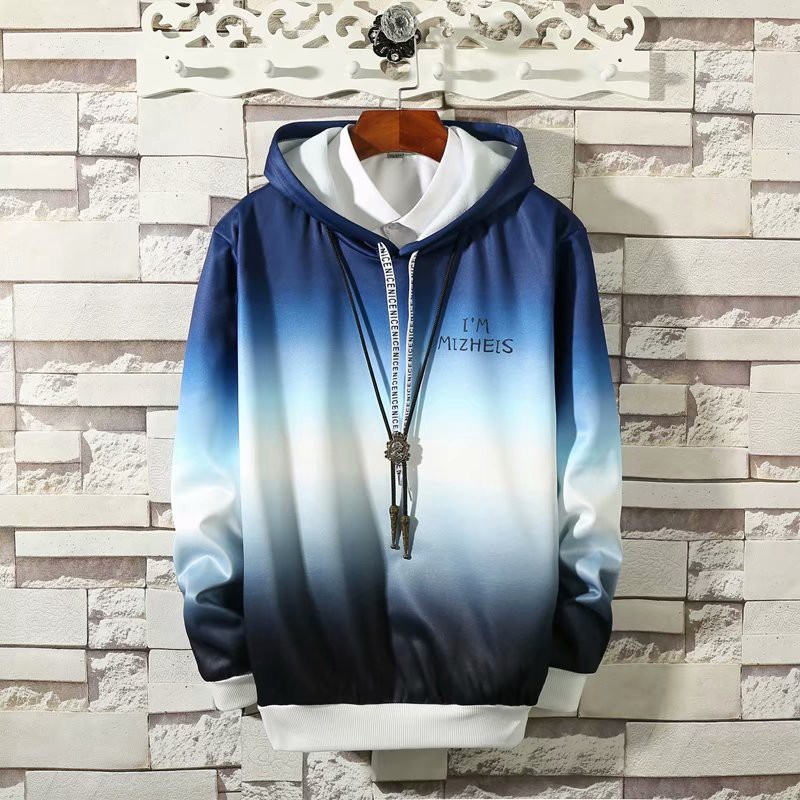 Áo hoodie màu sắc Gradient tay dài cá tính | BigBuy360 - bigbuy360.vn