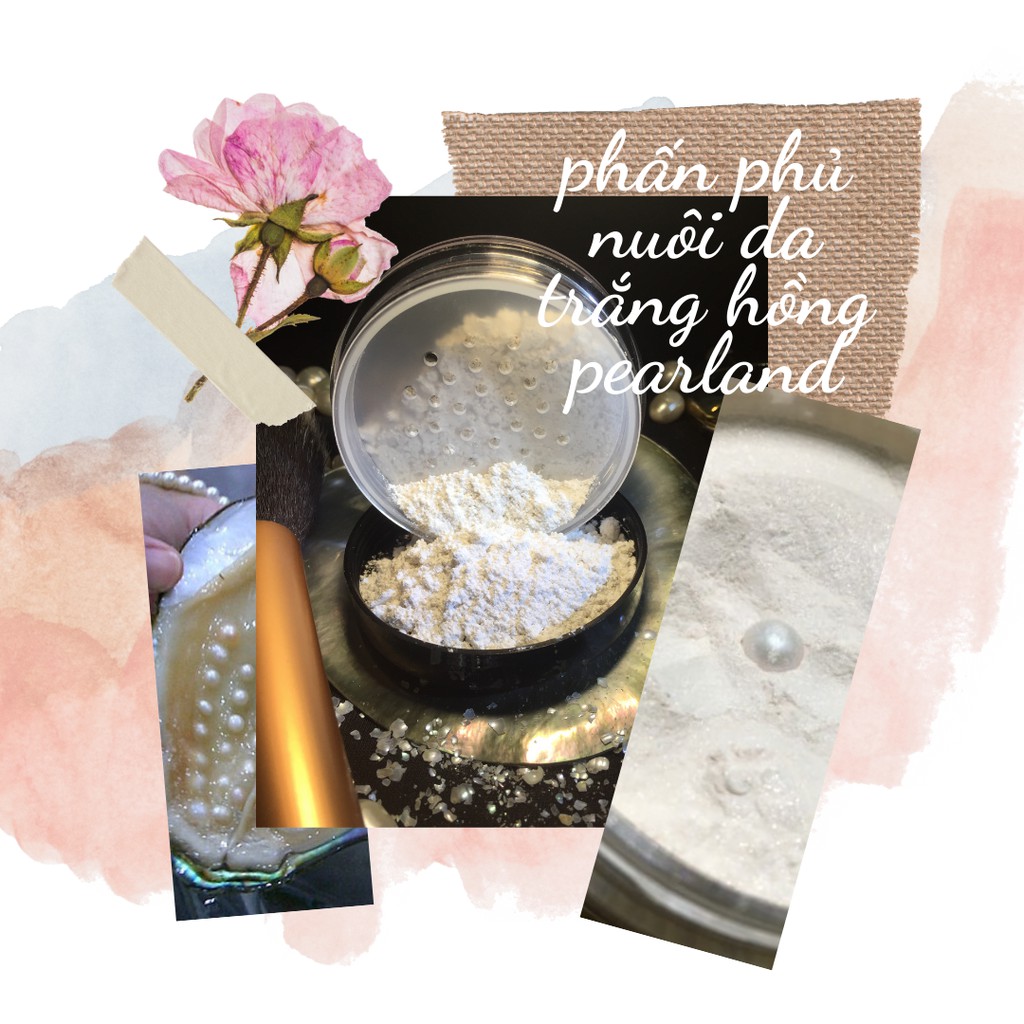 [ko cần tẩy trang] Phấn phủ Bột ngọc trai Nano PearLand Vietnam | BigBuy360 - bigbuy360.vn