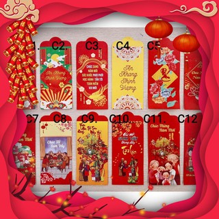 [Siêu Sale] [GIÁ GỐC 1000] Bao Lì Xì 2020 Mẫu Truyền Thống C1-12 [ĐƯỢC CHỌN MẪU]