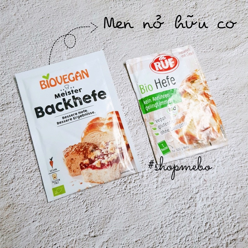 [BIOVEGAN] MEN NỞ HỮU CƠ LOẠI CAO CẤP GÓI 7GR