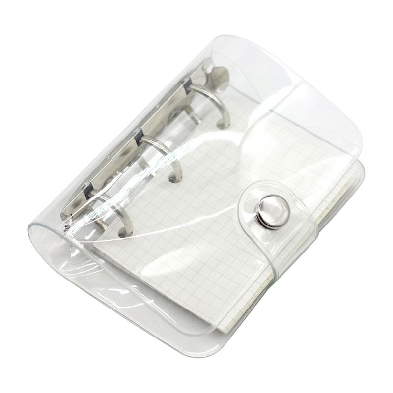 Sổ Tay 3 Lỗ Mini Bằng PVC Trong Suốt Tiện Dụng