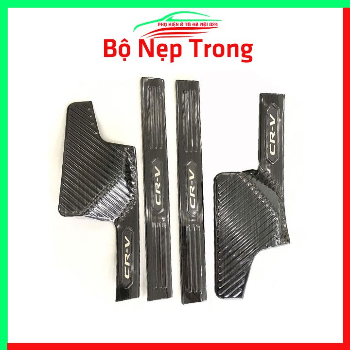 Ốp bậc cửa nẹp bước chân TITAN ô tô Honda CRV 2018-2021 chống trầy bảo vệ xe