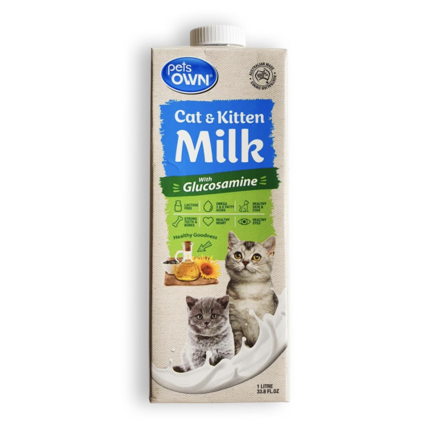 Sữa úc chó mèo Pets own 1L sữa bò dễ tiêu hoá, dinh dưỡng cún mèo lớn bầu con Con Mèo Xiêm