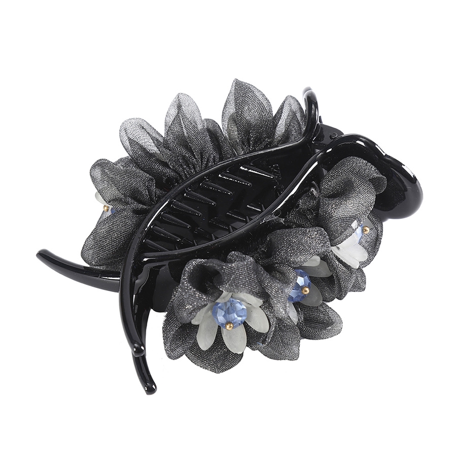 Kẹp trang trí họa tiết hoa đính đá hợp thời trang cho nữ
